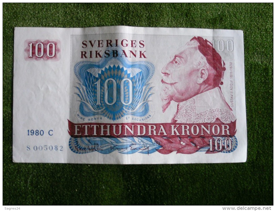 Suède - Sweden - 100 Kronor - 1980 - P54 - Sweden