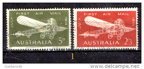 Australia-095 - 1964 - Posta Aerea - Yvert & Tellier: N.12/13 (o) - Privi Di Difetti Occulti - Una Coppia, A Scelta - - Oblitérés