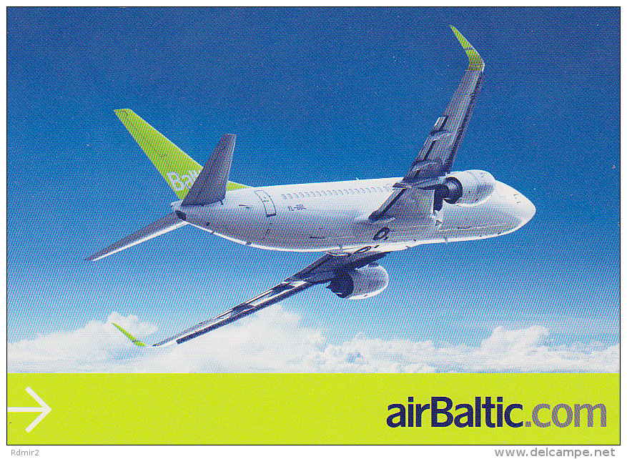 AIRBALTIC, Official Postcard (Summer 2008) - Publicidad