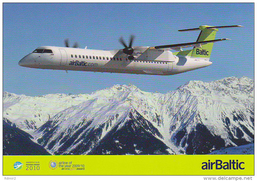 AIRBALTIC, Official Postcard (Winter 2010) - Advertisements