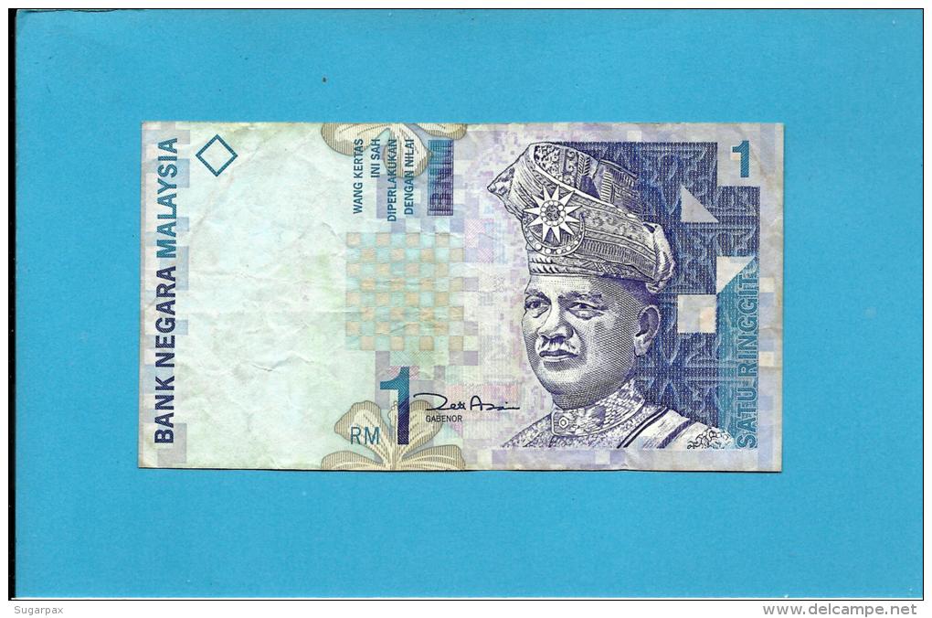 MALAYSIA - 1 RINGGIT -  ND (1998 -  ) - P 39 - Sign. Zeti Akhtar Aziz - King T. A. Rahman - 2 Scans - Maleisië