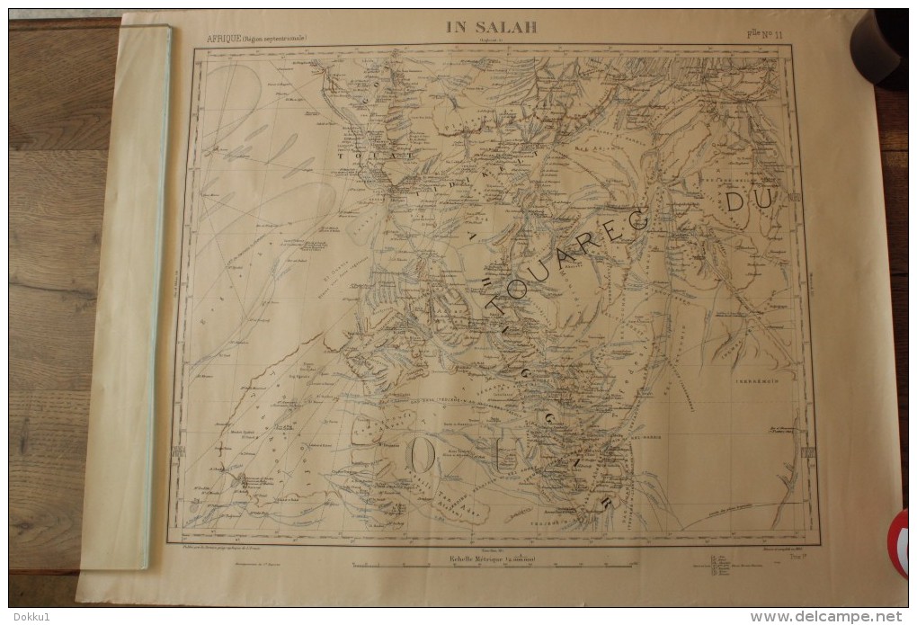 In Salah - Afrique (région Septentrionale) - Publié Par Le Service Géographique De L'armée - Révisé Et Complété En 1895 - Topographical Maps