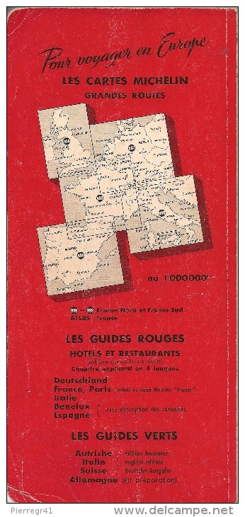 GUIDE-TOURISTIQUE-1966-MI CHELIN-ROUGE-BENELUX- EDITION-PEU SERVI--BE-RARE - Michelin (guides)