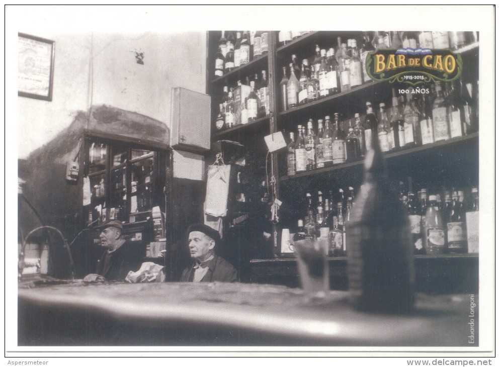 BAR DE CAO - CENTENARIO 1915-2015 - INMIGRACION ASTURIANA A LA ARGENTINA ASTURIAS TARJETA PUBLICITARIAA CONMEMORATIVA HI - Cafés