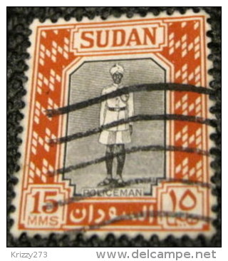 Sudan 1951 Policeman 15m - Used - Soudan (...-1951)