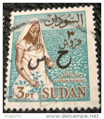 Sudan 1962 Cotton Picking Service 3p - Used - Soudan (1954-...)