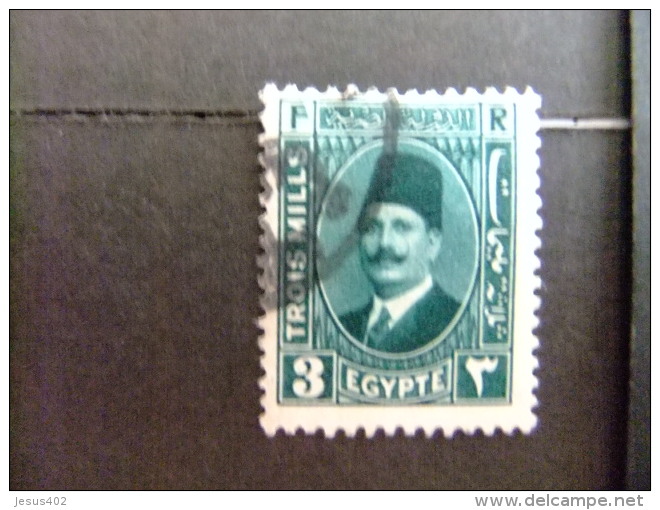EGIPTO - EGYPTE - EGYPT - UAR - 1927 - 32 - ROI FOUAD 1 - Yvert & Tellier Nº 120 A º FU - Oblitérés