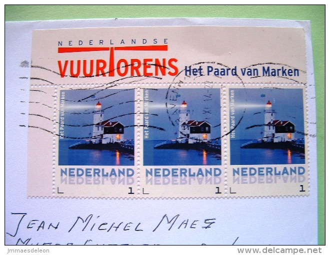 Netherlands 2014 Cover To Nicaragua - Lighthouse - Briefe U. Dokumente