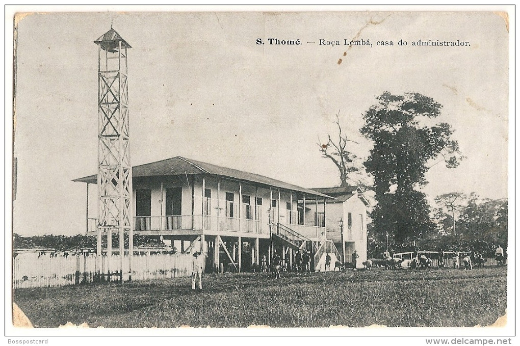 São Tomé E Princípe - Roça Lembá. Portugal. - Sao Tome And Principe