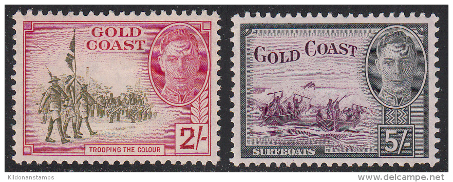 Gold Coast 1948 Mint Mounted, See Desc, Sc# 139-140, SG 144-145 - Costa De Oro (...-1957)