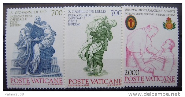 VATICANO - IVERT Nº 797/99 - NUEVOS ( ** ) CENT. SAN JUAN DE DIOS - Nuevos