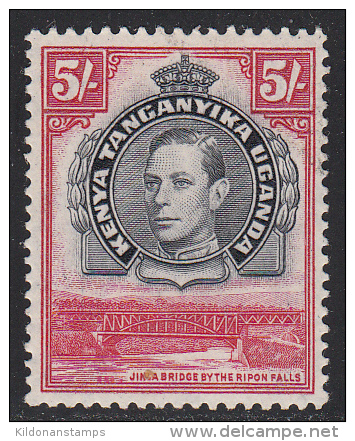 Kenya, Uganda & Tanganyika 1938-54 Mint Mounted, Perf 13.5x14, Sc# 83b, SG 148b - Kenya, Ouganda & Tanganyika