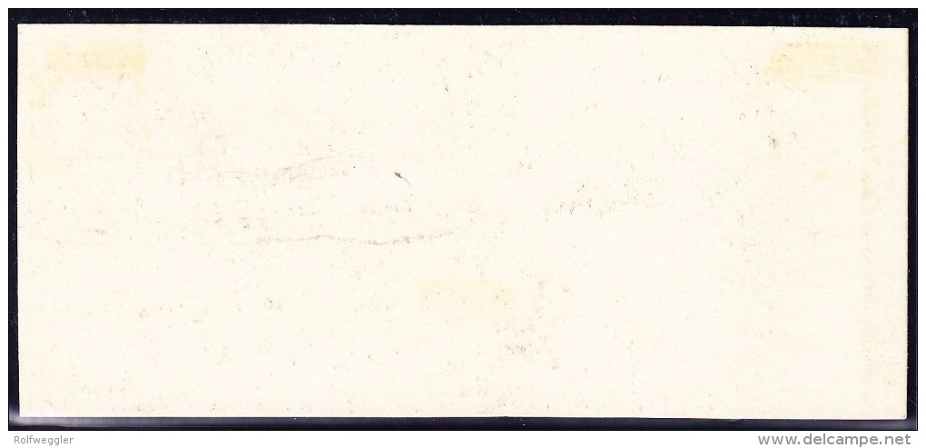 1855/84 NEW ZEALAND Chalon Head Engraved Reprint Proof Block Of 10 In Black On Thick Card Paper. - Variétés Et Curiosités