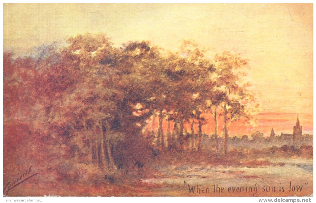 Old Postcard : "When The Evening Sun Is Low" By Cynicus  Colour Printed, Publisher - Cynicus Publishing ,used 1905 - Other & Unclassified