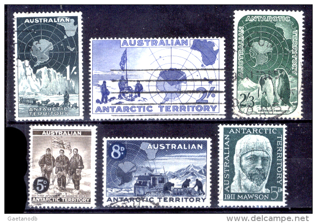 Australian Antarctic Territory-002 - Yvert & Tellier: N.1, 2/5, 7 (o) - Privi Di Difetti Occulti. - Andere-Oceanië