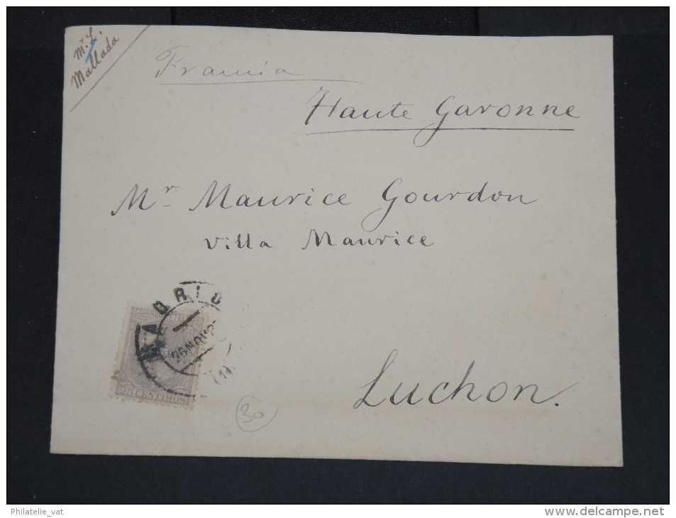 ESPAGNE-Enveloppe De Madrid Pour La France En 1887 à Voir  P7224 - Brieven En Documenten