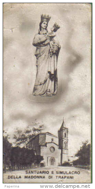 SANTINO  SANTUARIO E SIMULACRO DELLA MADONNA DI TRAPANI - Santini