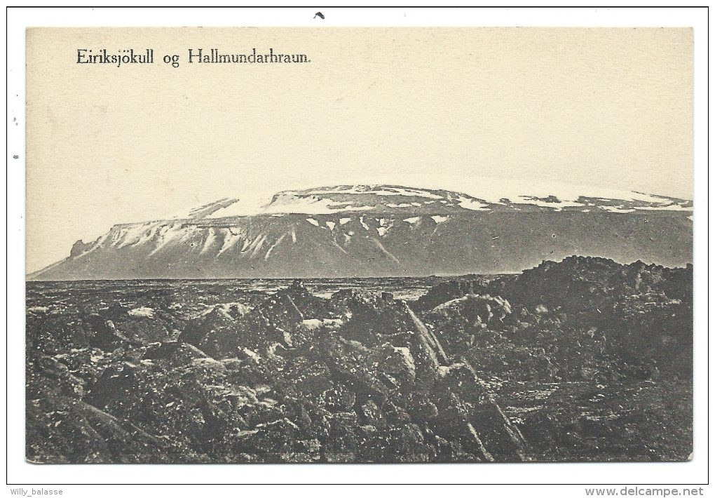 ///  CPA - ISLANDE - Eiriksjokull Og Hallmundarhraun   // - Islande