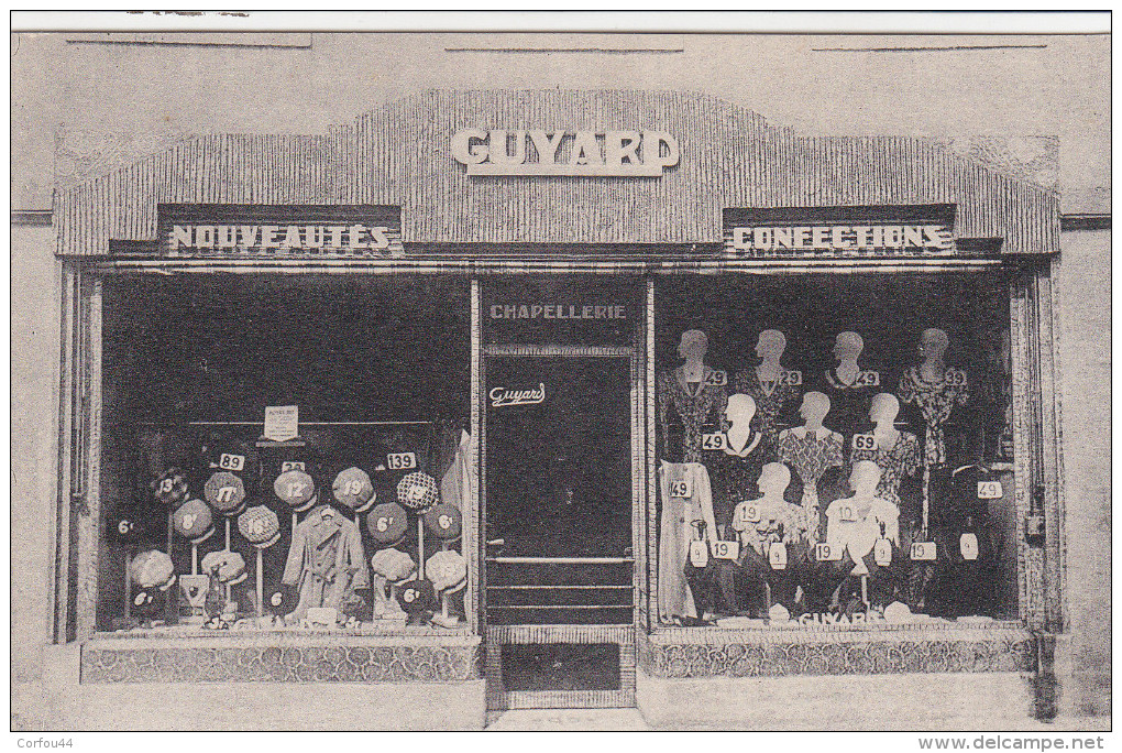 CIREY Sur VESOUZE : Devanture Du Magasin De Confections GUYARD - Cirey Sur Vezouze