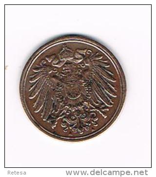 *** DEUTSCHES REICH  1 PFENNIG 1913 A - 1 Pfennig