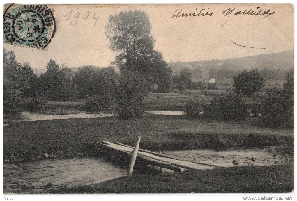 Carte Postale Ancienne De PAYSAGE A MARCOURT - Rendeux