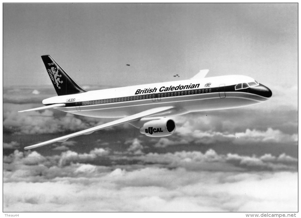 ¤¤   -  Cliché D´un Avion " AIRBUS  A320 " De La Compagnie " BRITISH CALEDONIAN "  -  Voir Description   -  ¤¤ - 1946-....: Moderne