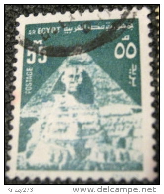 Egypt 1974 Sphinx And Pyramid 55m - Used - Oblitérés