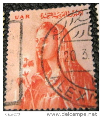 Egypt 1958 Woman 1m - Used - Oblitérés