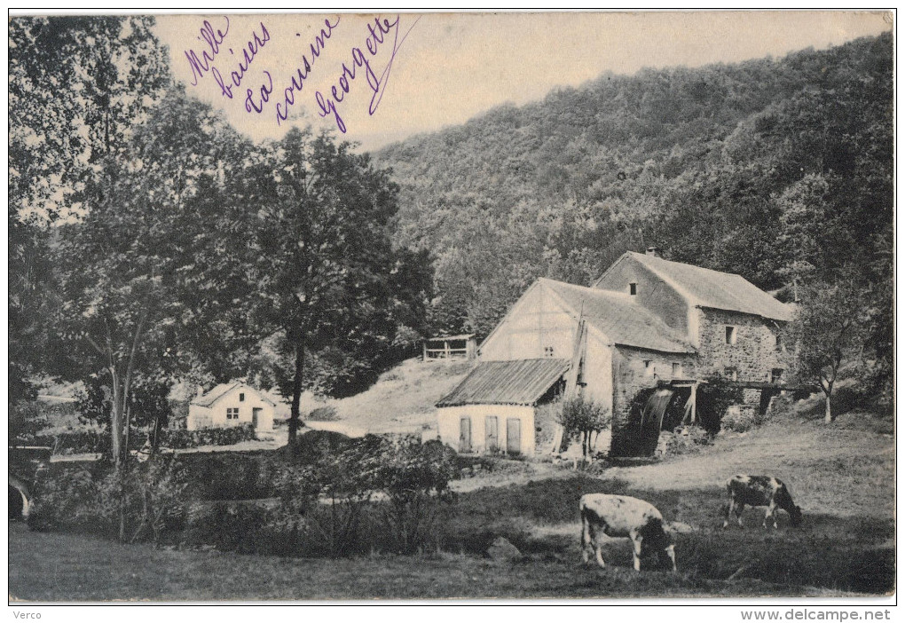 Carte Postale Ancienne De MOULIN DE ROYEN - Wellin