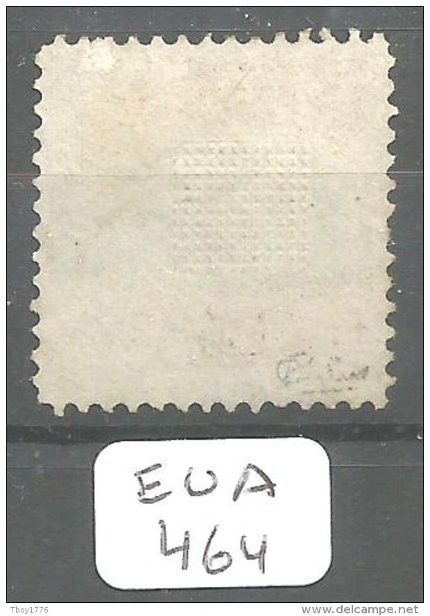 EUA Scott 118 Type I Very Fine Black Town Cancel  Moved Center Signed YT 35a # - Used Stamps