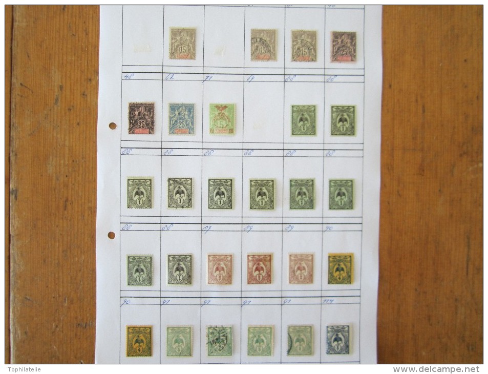 VEND BEAU LOT DE TIMBRES DE NOUVELLE-CALEDONIE SUR 4 F.A. !!!! - Collections, Lots & Series