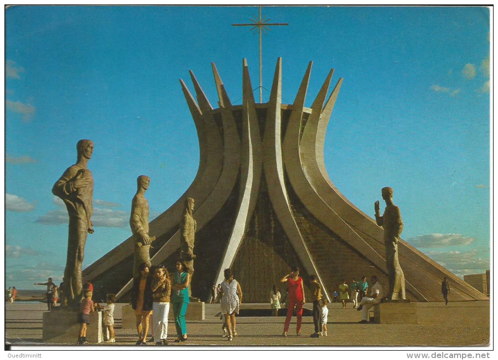 Brésil. Brasilia. Cathédrale. CPSM. - Brasilia