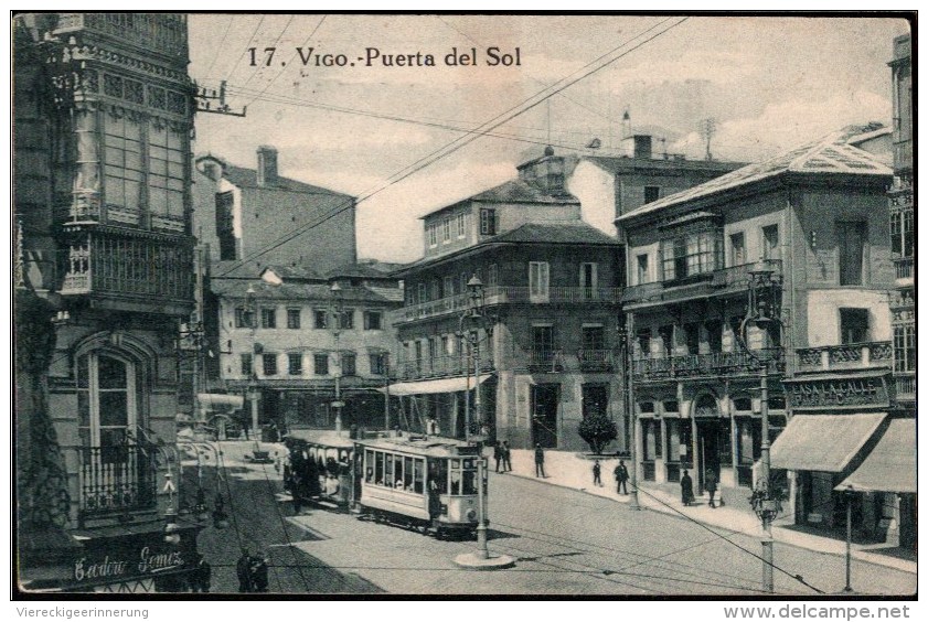 !  Vigo, Puerta Del Sol, Straßenbahn, Tramway, Spanien, Spain, Galicia - Pontevedra