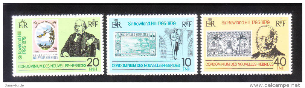 New Hebrides French 1979 Sir Rowland Hill Mint Hinged - Ongebruikt