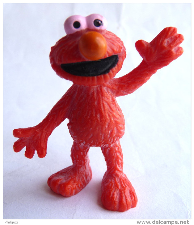 SESAME STREET - JIM HENSON FIGURINE GROBI ROUGE - FIGURINES BULLYLAND - Autres & Non Classés