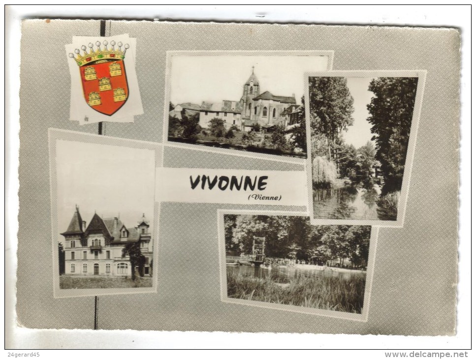 CPSM VIVONNE (Vienne) - 4 Vues - Vivonne