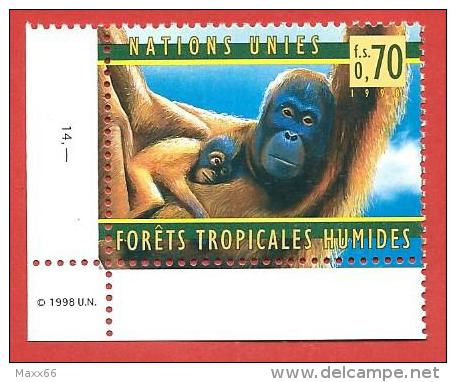 ONU - NAZIONI UNITE GINEVRA MNH - 1998 - W.H.O. Forets Tropicales Humides - 0,70 Fr. - Michel NT-GE 346 - Neufs