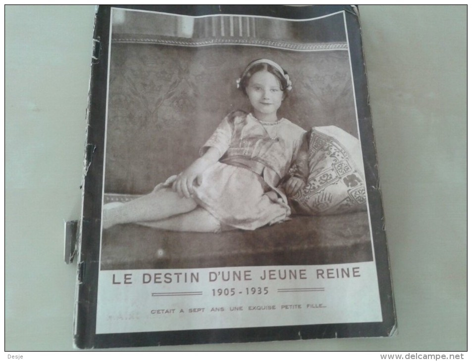 Le Destin D'une Jeune Reine 1905-1935 76 Blz  Heel Veel Foto's Van Koningin Astrid - Antiguos