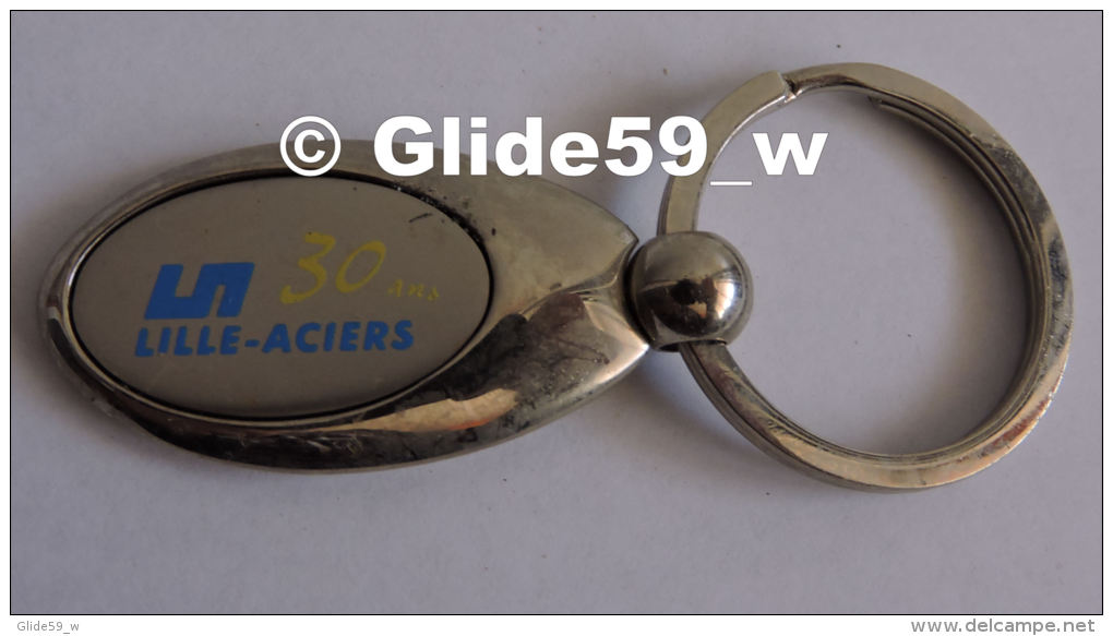 Porte-clés Métal - LA - Lille-Aciers - 30 Ans - Key-rings