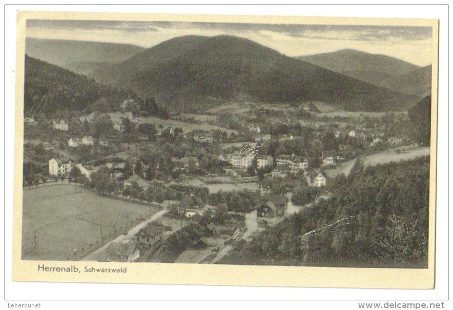 Carte Postale Ancienne "Herrenalb. Schwarzwald." - Bad Herrenalb