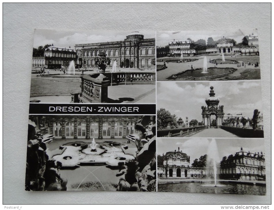 Germany Dresden Zwinger Multi View Stamp  A19 - Dresden