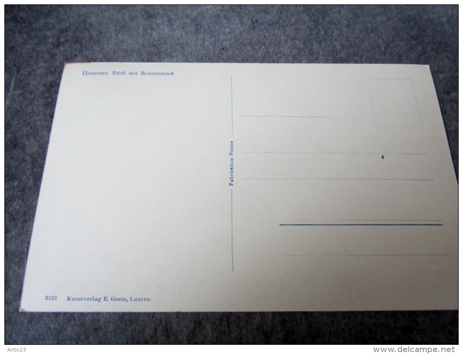 CH -  Urnersee. Rutli Mit Bristenstock - Suisse - Autres & Non Classés