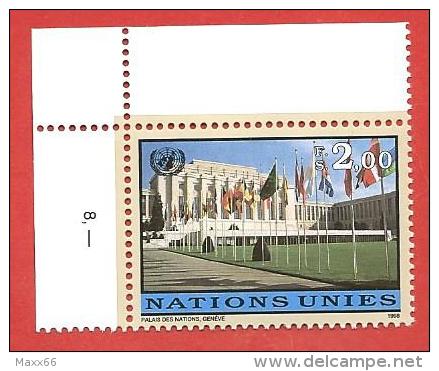 ONU - NAZIONI UNITE GINEVRA MNH - 1998 - Posta Ordinaria - Definitivi - Bandiere - 2,00 Fr. - NT-GE 329 - Neufs
