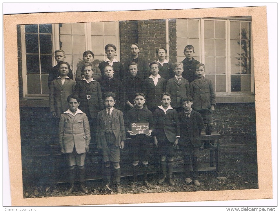 1926, Photo De Classe, 4è Degré, Dampremy Charleroi - 16 Cm X 11,5 Cm - Voir Scan - Non Classés