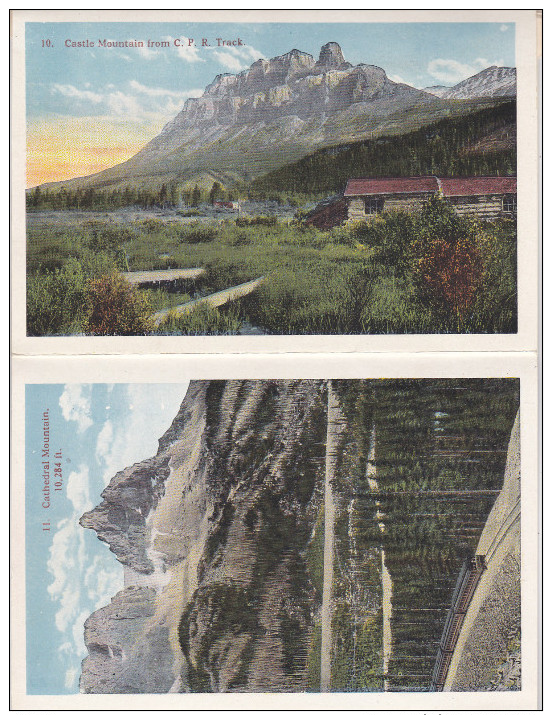 Scenes along Canadian Pacific Railway , Canadian Rockies , 1910s