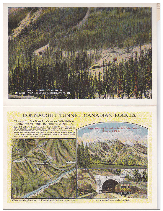 Scenes along Canadian Pacific Railway , Canadian Rockies , 1910s