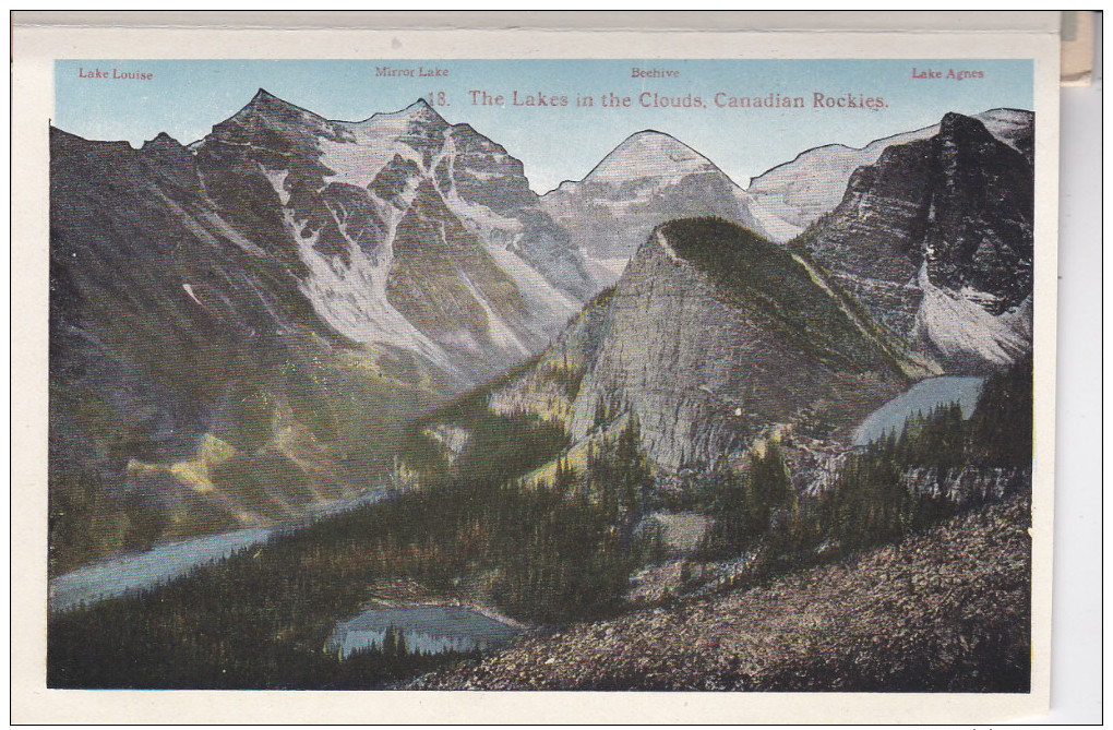 Scenes along Canadian Pacific Railway , Canadian Rockies , 1910s