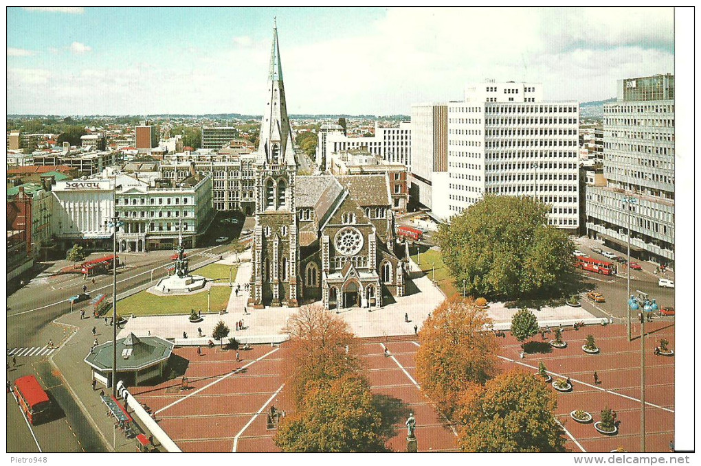 Christchurch (Nuova Zelanda, South Island, New Zealand) Cathedral And The Catheral Square - Nuova Zelanda