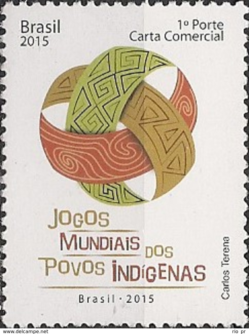 BRAZIL - INDIGENOUS PEOPLE WORLD GAMES 2015 - MNH - Unused Stamps