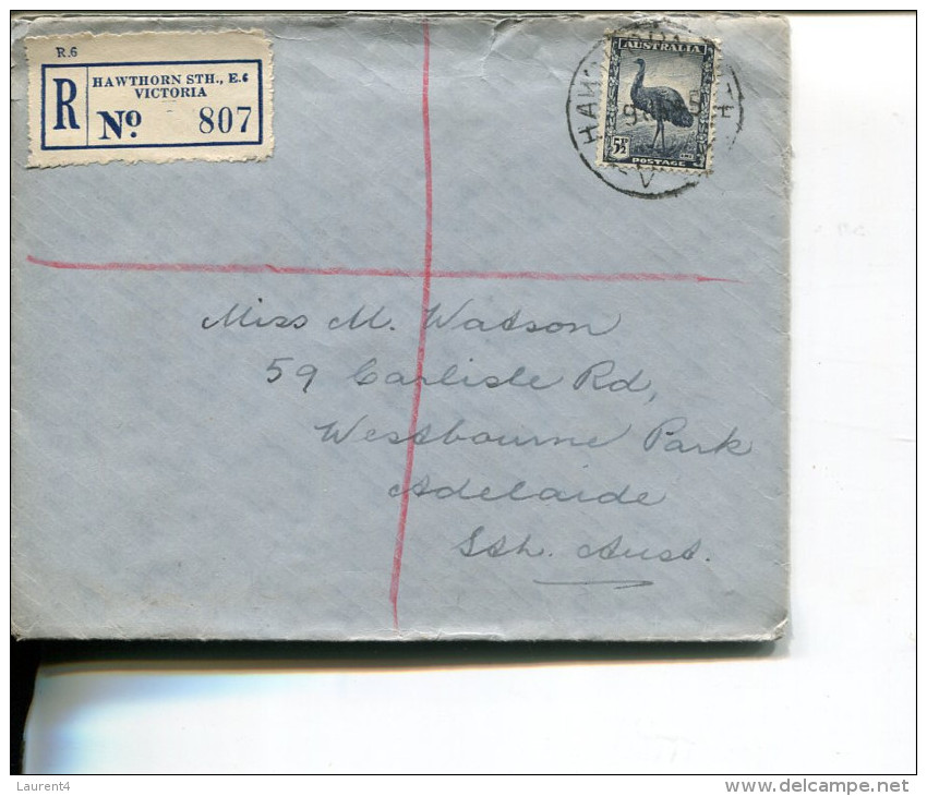 (777) Australia Registered Letter - 1945 - Altri & Non Classificati